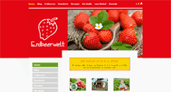 Desktop Screenshot of erdbeerwelt.at