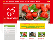 Tablet Screenshot of erdbeerwelt.at
